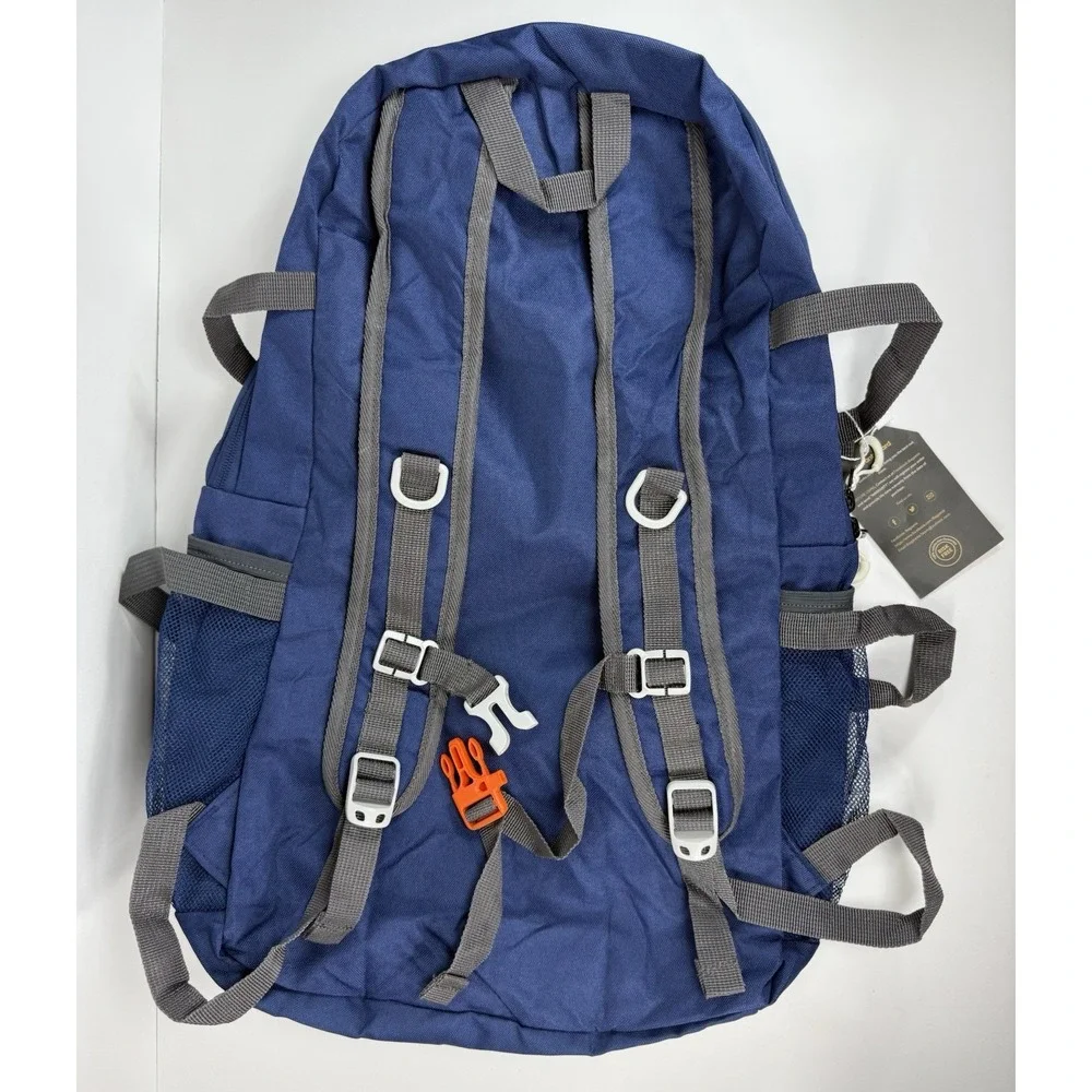 Bagparkk Blue Backpack Field Operation 35L Camp Fish Lightweight Daypack